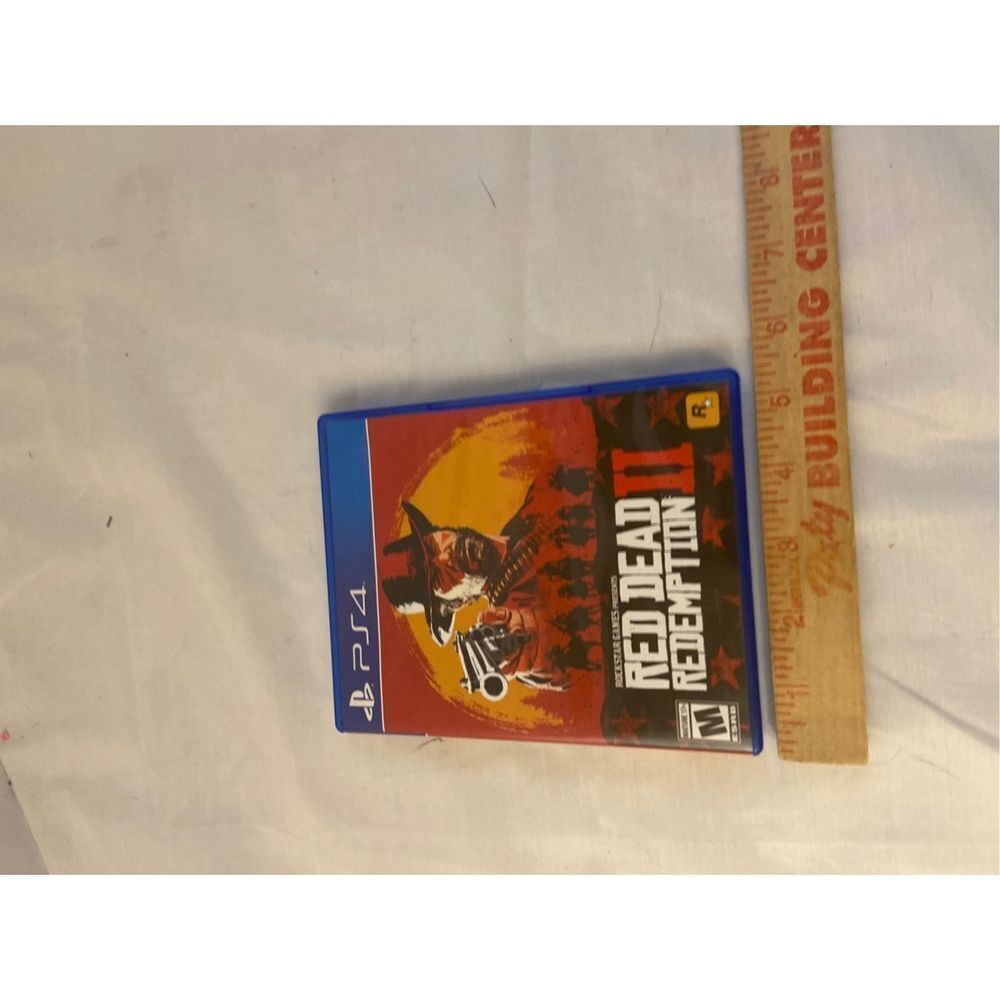 Red Dead Redemption II video game redemption‎ and Instruction Book PS4